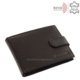 Skórzany męski portfel La Scala RFID DKR44 czarny