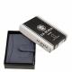 La Scala porte-cartes en cuir véritable RFID bleu ANC2038/T