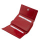 La Scala damesportemonnee van echt leer, rood MVEG36