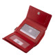 La Scala damesportemonnee van echt leer, rood MVEG36