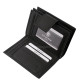 La Scala valódi bőr női pénztárca RFID fekete ANC062