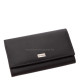 La Scala Damen-Geldbörse aus echtem Leder RFID schwarz CNA438