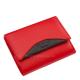 La Scala Genuine Leather Women's Wallet RFID Black/Red ANC1251