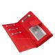 La Scala ženski novčanik od prave kože RFID crno/crveni ANC155