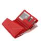La Scala Damen-Geldbörse aus echtem Leder, RFID, rot ANC1251
