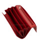 Portofel de dama La Scala din piele naturala RFID rosu CNA064