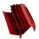 Portfel damski La Scala ze skóry naturalnej RFID czerwony CNA064