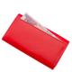 Portefeuille femme en cuir véritable La Scala RFID rouge/noir CRS438