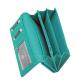 La Scala ægte læder damepung RFID turkis ANC155