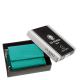 Дамски портфейл La Scala от естествена кожа RFID Turquoise ANC36