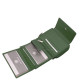 Ženska denarnica La Scala RFID zelena CNA1509 iz pravega usnja