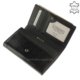 Dámska peňaženka Lorenti croco vzorovaná čierna 60001RS