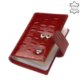 Никол кроко кожена поставка за картичка червена C42003-587
