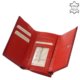 Dámská kožená peněženka Nicole Croco červená C55021-014