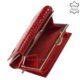 Nicole Croco women's leather wallet red C55021-145