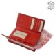 Nicole Croco women's leather wallet red C55021-145