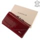 Portefeuille femme en cuir Nicole Croco rouge C55021-476