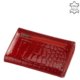 Nicole Croco women's leather wallet red C57006-145
