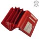 Dámská kožená peněženka Nicole Croco červená C57006-145