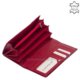 Nicole Croco women's leather wallet red C72037-044