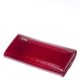 Portefeuille femme en cuir Nicole croco rouge C72402-014