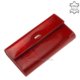 Dámská kožená peněženka Nicole croco červená C72402-603-PI