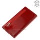 Portefeuille femme en cuir Nicole croco rouge C72402-603-PI