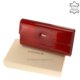 Skórzany portfel damski Nicole croco czerwony C72402-603-PI