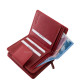 Női bőr pénztárca díszdobozban La Scala VSP621 piros