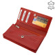 Dámska kožená peňaženka módne La Scala DCO109 červená