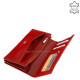 Women's leather wallet fashionable La Scala DCO109 red