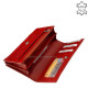 Portefeuille en cuir pour femme à la mode La Scala DCO109 rouge