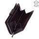 Women's leather wallet black SLM 511