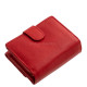 Leren damesportemonnee LA SCALA Luxe echt leer ANV208 rood