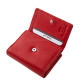Leren damesportemonnee LA SCALA Luxe echt leer ANV208 rood