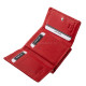 Leren damesportemonnee LA SCALA Luxe echt leer ANV208 rood