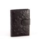 Women's card holder with printed pattern NY-8 black