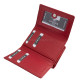Portefeuille femme en coffret cadeau rouge La Scala LDN82221