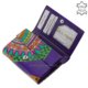 Dámska peňaženka s módnym vzorom GIULTIERI fialová SZI068
