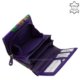Dámská peněženka s módním vzorem GIULTIERI fialová SZI068
