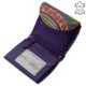 Ženska denarnica z modnim vzorcem GIULTIERI vijolična SZI1400