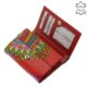 Damengeldbörse mit modischem Muster GIULTIERI rot SZI068