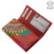 Women's wallet with fashionable pattern GIULTIERI red SZI100