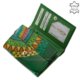 Women's wallet with fashionable pattern GIULTIERI green SZI068