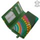 Women's wallet with fashionable pattern GIULTIERI green SZI108