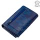 Women's wallet with a unique pattern GIULTIERI blue SSH068