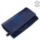 Damenbrieftasche mit einzigartigem Muster GIULTIERI blau SSH100