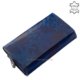 Damenbrieftasche mit einzigartigem Muster GIULTIERI blau SSH100