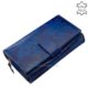 Damenbrieftasche mit einzigartigem Muster GIULTIERI blau SSH108