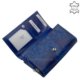 Női pénztárca egyedi mintával GIULTIERI kék SSH108